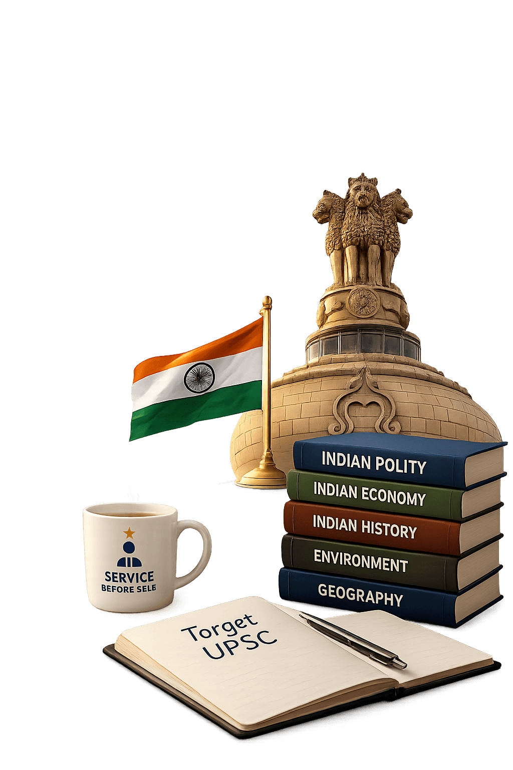 UPSC coaching illustration - Unique IAS Academy Coimbatore